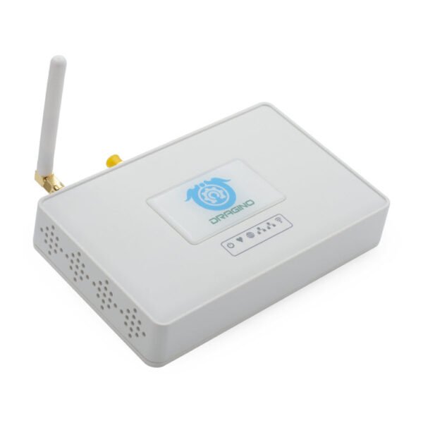 Face arrière de la passerelle Dragino LG308N avec ses deux ports Ethernet