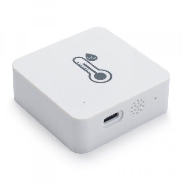 Capteur de température et d'humidité intérieur Dragino LHT52 blanc avec connecteur USB Type-C