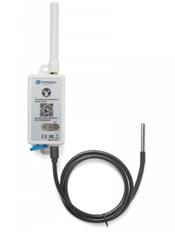 Dragino LHT65S-NE117 à antenne externe et sonde de température TMP117 haute précision