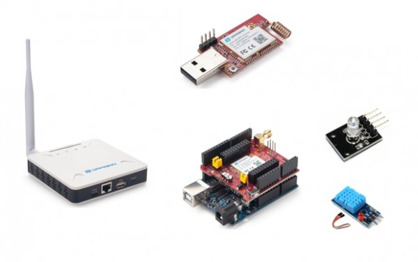 Kit de démarrage Dragino LoRaWAN IoT Kit v3 avec passerelle et modules LA66