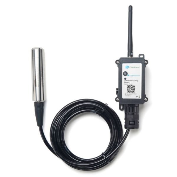Sonde de niveau d'eau immergée Dragino PS-LB-I avec câble et émetteur LoRaWAN