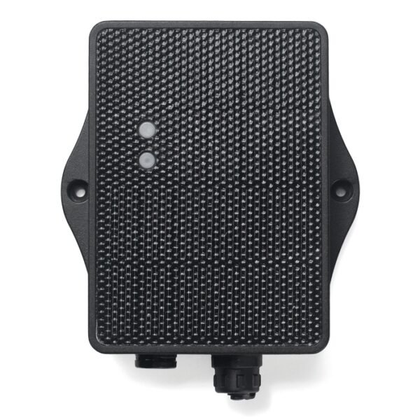 Traceur solaire Dragino TrackerD-LS en boîtier noir IP65 avec pattes de fixation