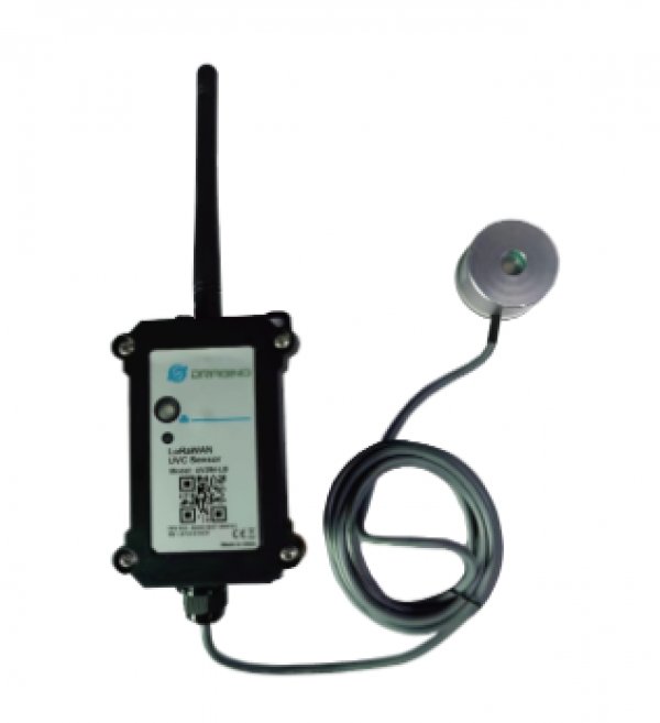 Capteur UV-C Dragino UV254 avec sa sonde 254 nm pour lampes de désinfection